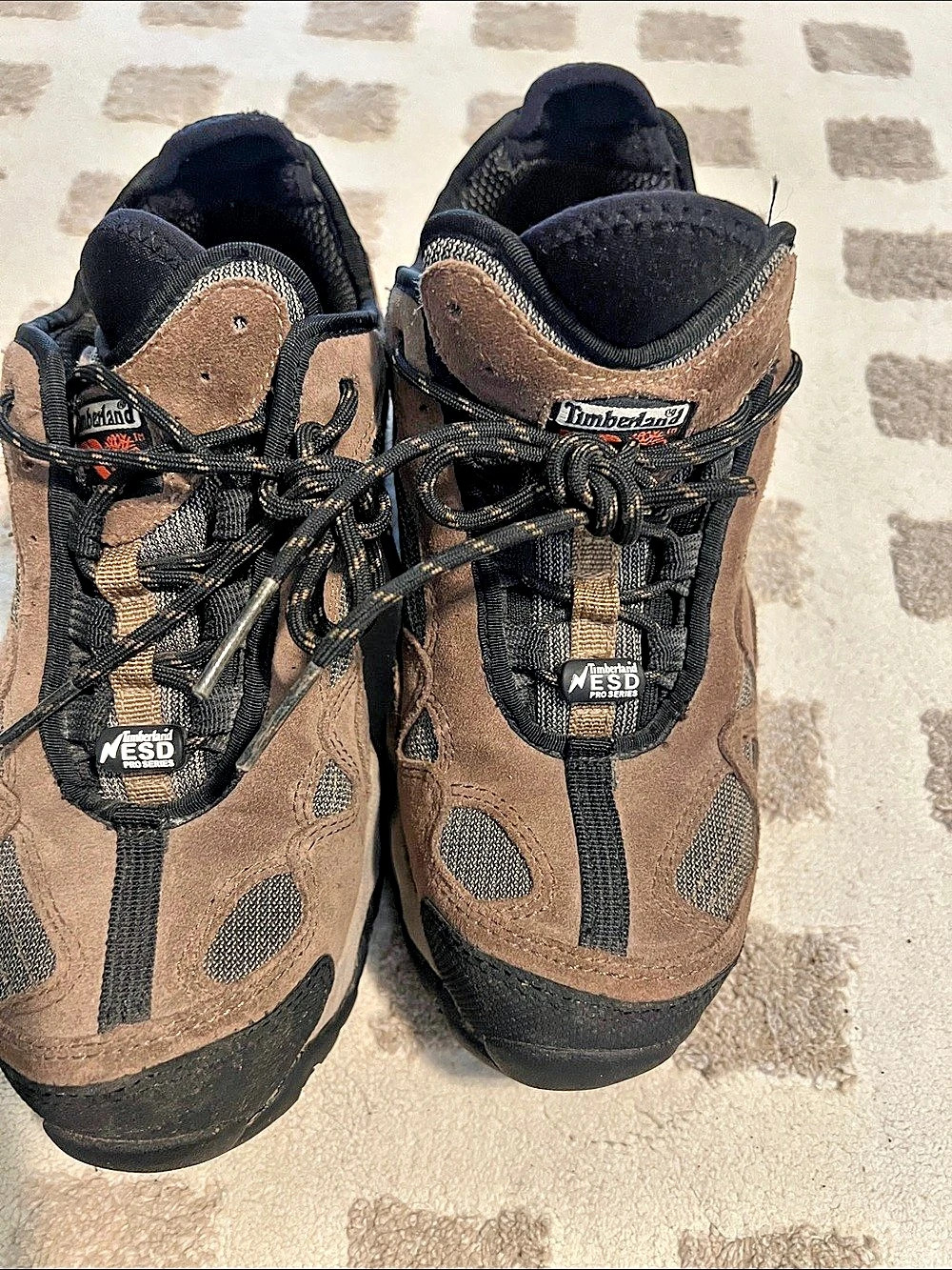 Timberland PRO Brown & Black Work Boots US 6W
